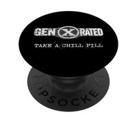 Take A Chill Pill Argot Amusant Culture Pop Culture Vintage Sarcasme PopSockets PopGrip Adhésif