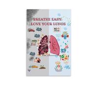 Take A Deep Breath And Protect Your Lungs Toile Print 60 x 90 cm