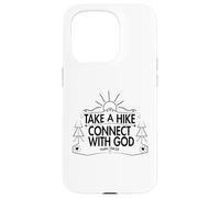 Take a Hike and Connect with God Spiritual Nature Print Coque pour iPhone 15 Pro