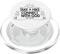 Take a Hike and Connect with God Spiritual Nature Print PopSockets PopGrip pour MagSafe