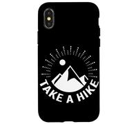 Take a Hike Funny Nature Hiking Trail Adventure Gift Coque pour iPhone X/XS