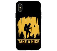 Take a Hike Funny Nature Hiking Trail Adventure Gift Coque pour iPhone X/XS