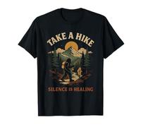 Take a Hike Silence is Healing Conception Graphique extérieure T-Shirt