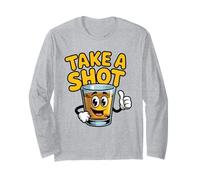 Take A Shot Verre à Shot Amusant Whisky Alcool Bar Manche Longue