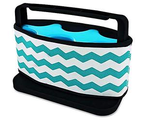 Take Away KA1465 Glacière à Canette 6 Cavités Plastique Rouge/Turquoise 30 x 13,8 x 17,9 cm