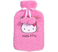TAKE CARE | Bouillotte Hello Kitty | Fourrure rose douce & confortable | Chaleur agréable & confortable | Apaise les tensions & réchauffe rapidement | Contenance 1L