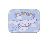 TAKE CARE - Cinnamoroll, Boîte en Métal de Pansements, Prédécoupés, Enfants, Junior, Boite de 24 Pansements, 10,9 x 8 x H.2 cm, TAKE CARE