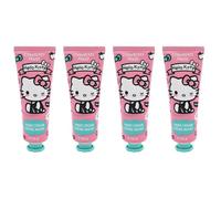 TAKE CARE | Crèmes mains fraise Hello Kitty | Nourrit & protège la peau au quotidien | Hydrate & renforce la barrière cutanée | +90% d'ingrédients naturels | Vegan | Lot de 4x 30ml