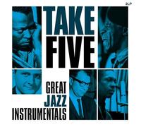 Take Five Great Jazz Instrumentals Édition Limitée Vinyle Transparent et Blanc Vinyle