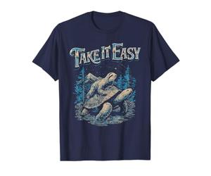 Take It Easy Sloth and Turtle Funny Speed T-Shirt