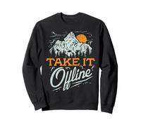Take It Offline Funny Randking Amoureux de la Nature Sweatshirt