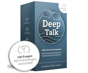 Take It Serious Deep Talk - Jeu de conversation pour des conversations profondes - Jeu de communication pour amis et famille - Jeu de fête - Cartes de conversation - Réflexion d'soi - Développé avec