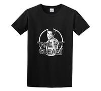 Take It Sleazy Unisex 100% Cotton Short-Sleeve T-Shirts Black XXL
