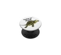 Take it Slow Sea Turtle Cell Phone Grip Button Pop Up Knob PopSockets PopGrip Adhésif