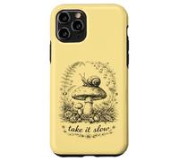 Take It Slow Snail, Cottagecore T-Shirt Champignon Coque pour iPhone 11 Pro