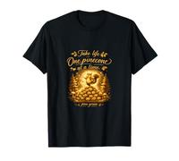 Take Life One Pinecone at a Time Pin Green Squirrel T-Shirt