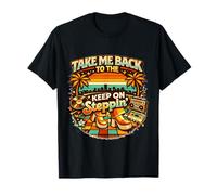 Take Me Back Keep on Steppin Retro Disco Groove T-Shirt
