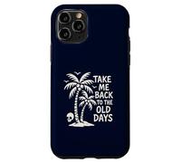 Take Me Back to The Old Days Retro Palmier Vintage Beach Coque pour iPhone 11 Pro