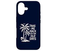 Take Me Back to The Old Days Retro Palmier Vintage Beach Coque pour iPhone 17