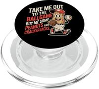 Take Me Out to Ball Game Funny Baseball PopSockets PopGrip pour MagSafe