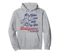 Take Me Out to The Ball Jeu rétro Peanuts Baseball Sports Sweat à Capuche