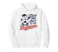 Take Me Out to The Baseball Ball Game Vintage Sport Fan Sweat à Capuche