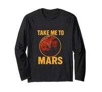 Take Me To Mars Cool Exploration spatiale pour homme Manche Longue