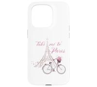 Take Me to Paris Tour Eiffel Français Love Femmes Hommes France Coque pour iPhone 15 Pro
