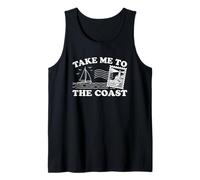 Take Me to The Coast - Funny Saying Lake House Vacation Lake Débardeur