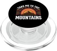 Take Me to The Mountains Escalade Randonnée Outdoor Trekking PopSockets PopGrip pour MagSafe