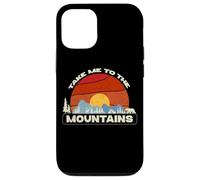 Take Me to the Mountains Escape Nature Lover Hiker Randonnée Coque pour iPhone 12/12 Pro