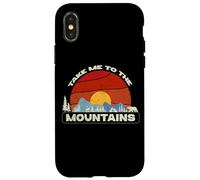 Take Me to the Mountains Escape Nature Lover Hiker Randonnée Coque pour iPhone X/XS