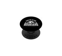 Take Me to The Mountains Randonnée Nature Camping Forêt Nature PopSockets PopGrip Adhésif