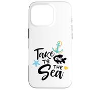 Take Me to The Sea Dire Nautique Décoration d'ambiance côtière Coque pour iPhone 16 Pro