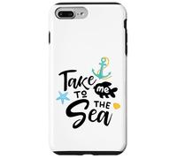 Take Me to The Sea Dire Nautique Décoration d'ambiance côtière Coque pour iPhone 7 Plus/8 Plus