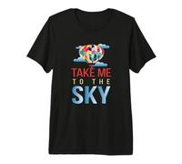 Take Me to The Sky I Ride Aviation Hot Aviation Pilot T-Shirt Haut de Gamme