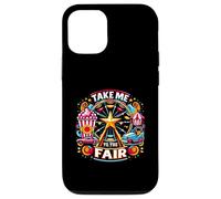 Take Me To The State And County Fairs Grande roue Pop Corn Coque pour iPhone 12/12 Pro