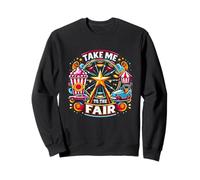 Take Me To The State And County Fairs Grande roue Pop Corn Sweatshirt