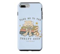 Take Me to The Thrift Shop Amoureux de Livre Amateur de thé Coque pour iPhone 7 Plus/8 Plus