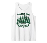 Take Me to The Woods Vintage Hiking Scouting Outdoor Débardeur