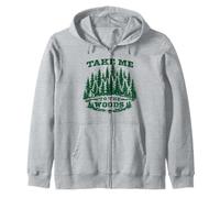 Take Me to The Woods Vintage Hiking Scouting Outdoor Sweat à Capuche