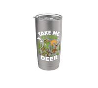 Take Me To Your Deer Hunting Alien Hunter UFO Enlèvement Gobelet isotherme en acier inoxydable double paroi