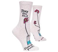 Take No Sh*t Give No F**ks Womens Crew Chaussettes