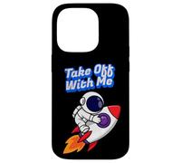 Take Off with Me Rocket Flying Coque pour iPhone 14 Pro