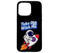 Take Off with Me Rocket Flying Coque pour iPhone 15 Pro Max