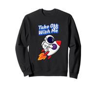 Take Off with Me Rocket Flying Sweatshirt