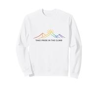 Take Pride in The Climb Rainbow Mountain Randonnée Sweatshirt