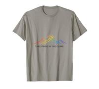 Take Pride in The Climb Rainbow Mountain Randonnée T-Shirt