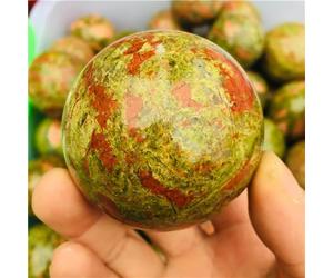 Take The Green Stone Quartz Crystal Ball Home Decoration Cutting and polishing 1pc Ornaments (Size : 4cm)