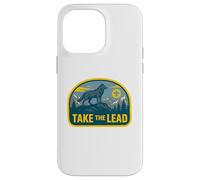 Take The Lead Cub Scout Wolf Pack Akela Outdoor Badge Coque pour iPhone 14 Pro Max